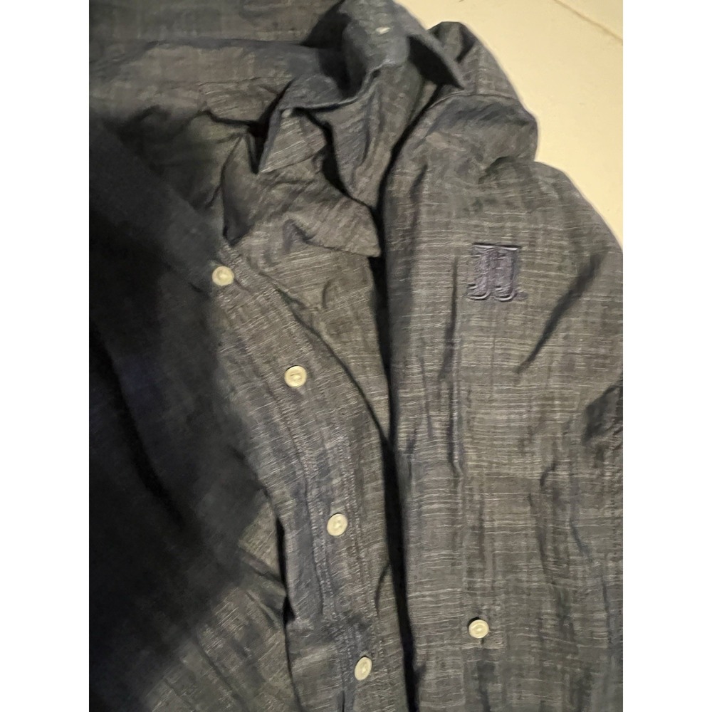 Peter Millar Women's Chambray Tunic Hi-Low Hem Button Up Shirt Sz S Jimmy John? - Picture 11 of 12